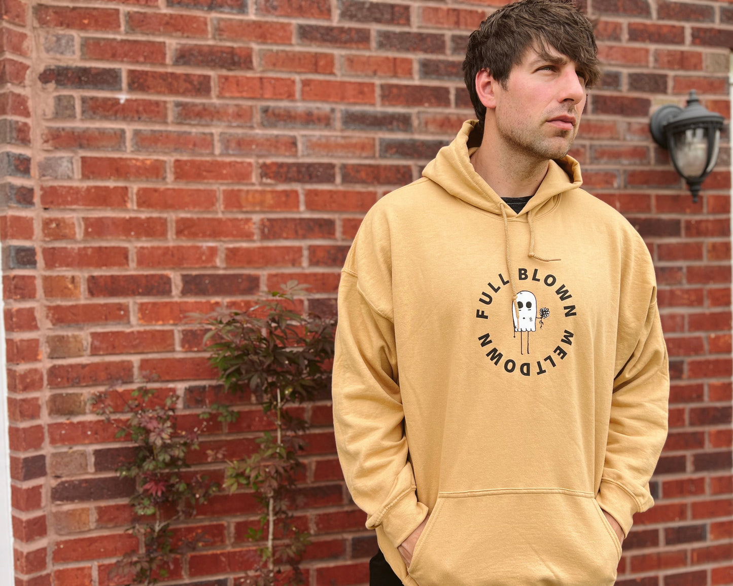 FBM Ghost logo hoodie